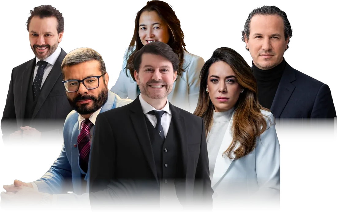 Os seis professores da Masterclass Peptides Effects